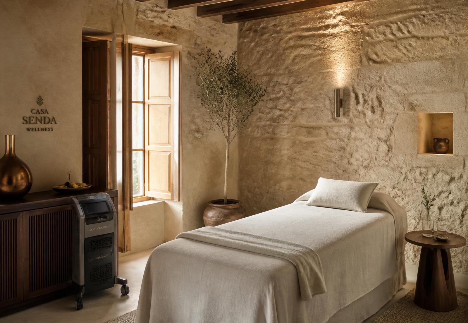 Recovery lounge at Finca Avedin